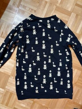 Navy Cat Sweater Dress